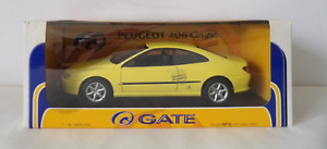 GATE PEUGEOT 406 COUPE YELLOW MINT BOXED 1:18
