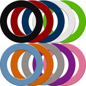 Dartboard Surround Heavy Duty Plain Dart Board Rubber Ring Designa 10 Colours - Picture 1 of 12