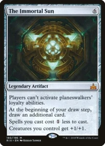 The Immortal Sun x1 Rivals of Ixalan Magic the Gathering MTG LP giocato leggermente - Foto 1 di 1