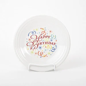 Fiestaware, klassischer Mittagsteller Happy Birthday Konfetti - Bild 1 von 2