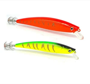 kit totanare seppie Calamari Artificiali Totanara Gialla per canna da pesca - Foto 1 di 12