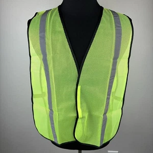 Adult  XL High Viz Reflective Hook & Loop Mesh Safety Vest EN ISO 20471 (QTY 22) - Picture 1 of 7
