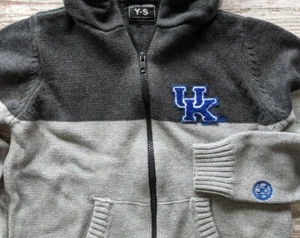 New Alma Mater Kentucky Wildcats Boys S M L full zip Cardigan hoodie sweater - Picture 1 of 12