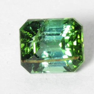 Excelente colección de piedras preciosas naturales bonitas turmalina verde corte esmeralda de 1,58 quilates - Imagen 1 de 5
