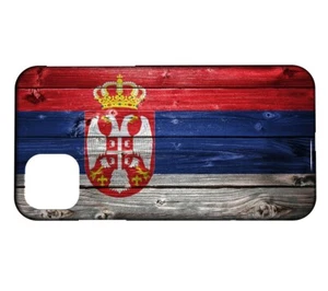 Hülle für iPhone 15 14 Pro Max 13 12 11 XR XS X 7 8 6 FLAGGE SERBIEN 02 - Bild 1 von 1