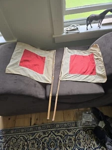 WW2 Pacific Theater Military Signal Flag Set From Iwo Jima Vet Bring Back - Picture 1 of 3