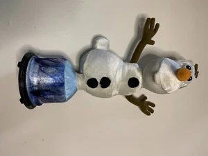 Frozen Olaf stuffed stand spins on lazy suzan - Picture 1 of 3