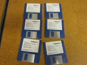 Allen Bradley TURBOSPC (TM) VA Software Version 4.34 6 Disks Total - Picture 1 of 4
