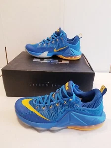 Size 12 - Nike LeBron 12 Low Entourage Blue 2015 - Picture 1 of 10