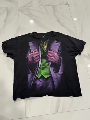 Camisa De Colección 2008 BatMan Dark Knight Rises X Joker Talla XL Rara Oficial Foto 1 de 4