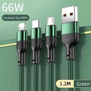 Fast Charger Block USB & Type C 20W Cellphone Wall Power Adapter/Cable Pack - Picture 1 of 7