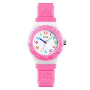Girls Children First Watch Easy Time Learn Numbers Hour Pink - Picture 1 of 7