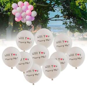 10x Will You Marry Me Ballon zum Selbermachen Multifunktions-Party