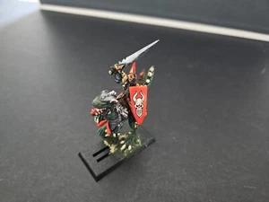 Warhammer Fantasy Old World Dark Elves Elf General on Cold One 95 Painted Metal - Picture 1 of 11