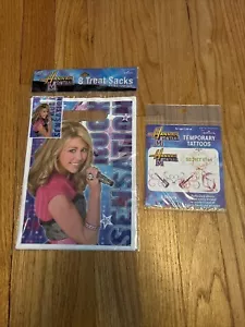 Hannah Montana Loot Treat Favor Bags Birthday Party New Tattoo Hallmark Lot - Picture 1 of 4