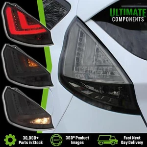 Ford Fiesta Mk7 Facelift 2012-2017 LED Smoked Upgrade Rear Tail Lights Lamps - Picture 1 of 9