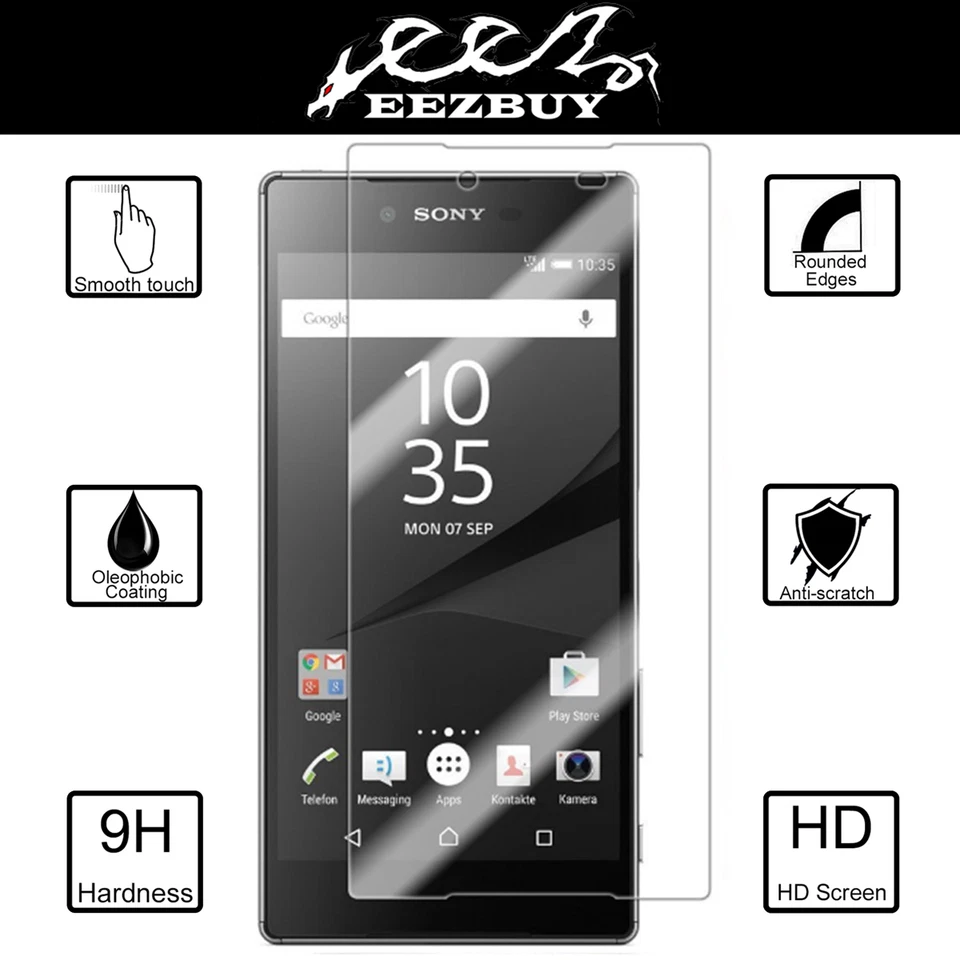 Premium Tempered Glass Screen Protector Protective Guard For Sony Xperia Models - Image 1 of 1