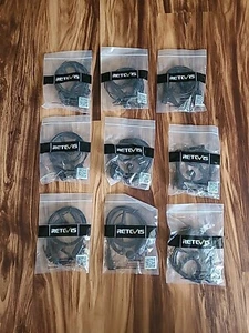 (9) New Retevis C Earhook 2 Prong Earpiece For Retevis RT23 Radio - Picture 1 of 4
