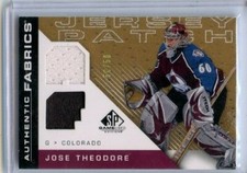 2007-08 SP Game Used Authentic Fabrics Patches #AF-TH Jose Theodore 50/50