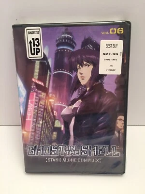 Ghost In The Shell: Stand Alone Complex - Volume 6 DVD New Sealed Manga Anime Foto 1 de 2