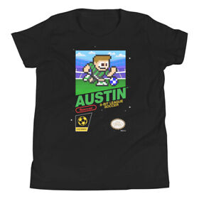 Austin FC 8-bit Retro NES League Soccer Kit Jersey Kit Youth Kid Boys T-Shirt