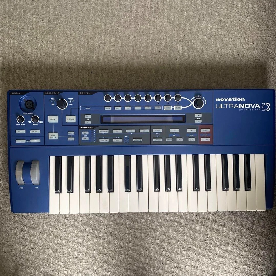 Novation ULTRANOVA Analog Modeling Synthesizer Blue Very Good - Image 1 of 4