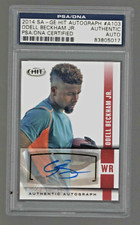 2014 Sage Hit Odell Beckham Jr. OBJ Autograph #A103  PSA DNA AutHENTIC NEW YORK