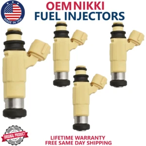 OEM Genuine NIKKI 4x Fuel Injectors Fit For 2001 Suzuki Grand Vitara 2.7L V6 - Picture 1 of 3