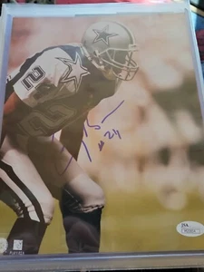 Larry Brown SB MVP Dallas Cowboys Autographed 8x10 Photo Jsa Certified - Picture 1 of 3