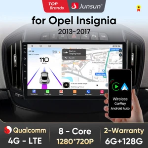 Radio Coche Para Opel Insignia 2013-2017 9" Android 14 GPS NAV 4G BT RDS 128GB Wifi - Imagen 1 de 15