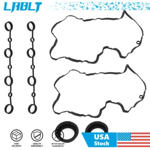 LABLT Spark Plug Seals and Cam Valve Cover Gasket Set For 03-06 Porsche Cayenne - Picture 1 of 6