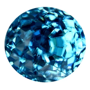2.97 ct Dazzling Oval Cut (7 x 6 mm) Cambodian Blue Zircon Loose Gemstone - Picture 1 of 2