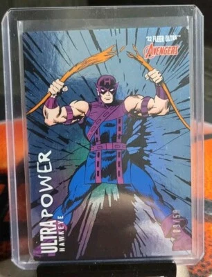 2022 Fleer Ultra Marvel Avengers Hawkeye /50 - Image 1 of 2