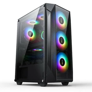 Gaming PC case, Condition is new, ATX, M-ATX, Mini-ATX motherboard compatible. - Picture 1 of 7