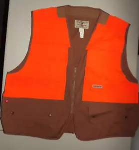 WINCHESTER HUNTING Vest -SHELL 100% COTTON -FULL ZIP HEAVYDUTY Mens 2XL V794 - Picture 1 of 2