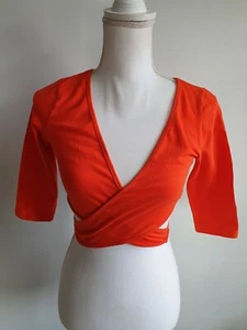 ASOS Petite Women's Orange Shrug Size 10 - Picture 1 of 4