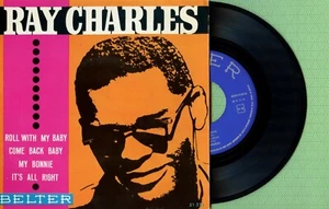 RAY CHARLES / Roll With My Baby / BELTER 51.321 Pressing Spain 1963 EP VG+ - Picture 1 of 5