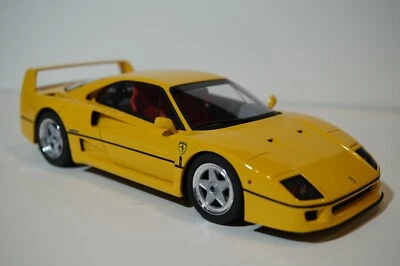 1987 FERRARI F40 GIALLO MODENA YELLOW 1/18 scale - Image 1 of 4