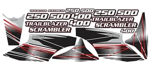 Polaris Scrambler 400 500  Trailblazer 250 (1995-2005) Body Decals Graphics Kit - Picture 1 of 5