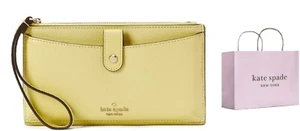 New Kate Spade Jackson Medium Universal Phone Wristlet Wallet in Limelight - Picture 1 of 5