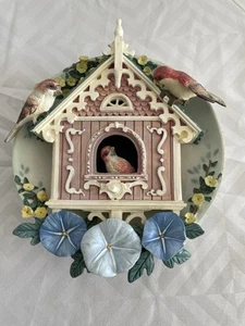Nesting Neighbors 3D Bird Plate Our Cozy Haven 1997 Bradford Exchange 5.5" - Picture 1 of 8