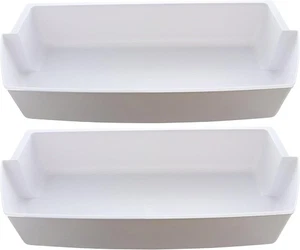 2-Pack Door Shelf Bins 2187172 for Whirlpool Kenmore Refrigerator fits PS328468 - Picture 1 of 10