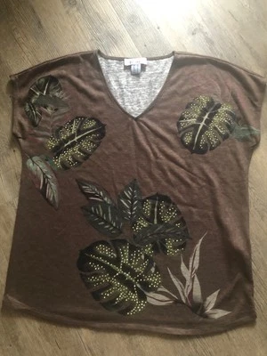 NEU!!! ,,LINEA TESSINI“ Sommer  Shirt.Gr.40/42.Olivgrün.Maße!!! - Bild 1 von 4