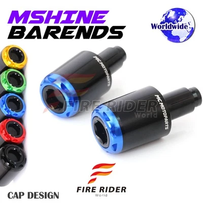 Extremos de barra de repuesto azules MSHINE para Suzuki GSX-R 600 14 13 12 11 Foto 1 de 4