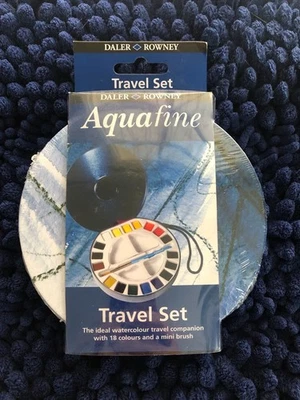 Daler-Rowney Aquafine Watercolor Paint Half Pan Travel Set-18/Pkg - Image 1 of 2
