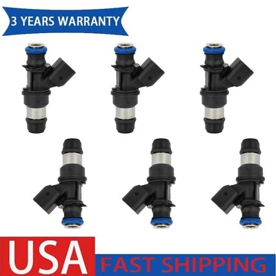 Inyector de combustible 6 piezas para Buick RENDEZVOUS 2006 2007 TERRAZA 2005 2006 3,5 L V6 EE. UU. Foto 1 de 4