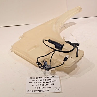 09-10 BMW 328i 335i 335xi E90 DEPÓSITO LAVAPARABRISAS SEDÁN 7117842 19 OEM Foto 1 de 4