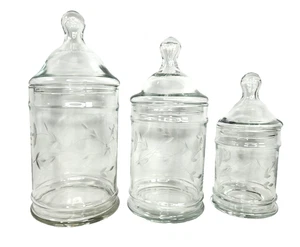 Juego de botes de cristal Princess House Princess Heritage Collection - Imagen 1 de 6