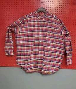 Polo Ralph Lauren Mens 3XB Classic Fit Long Sleeve Button Up Shirt Plaid - Picture 1 of 9