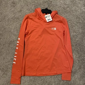 Salt Life Women’s Hoodie SLX (DriFit) Salmon NWT Size S - Picture 1 of 6